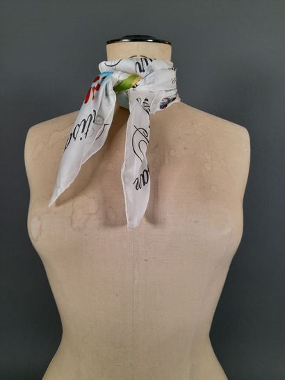 Lot including: 
- GABRIELLA RIVALTA.
Silk...