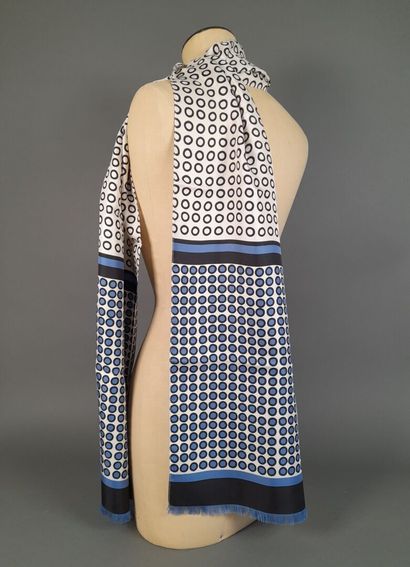 Lot including:
- DKNY.
Silk twill square...