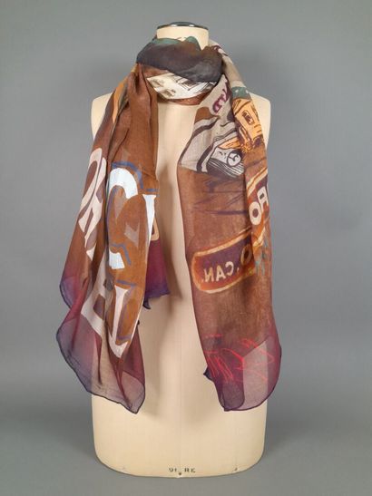C.EATON & CO.
Modal and cashmere stole decorated...