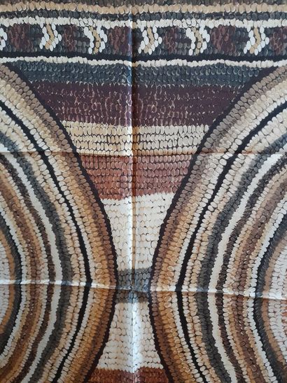 LONGCHAMP, PARIS.
Silk twill square with...