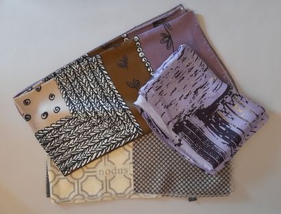 Lot including: 
-NODUS.
Woolen scarf with...