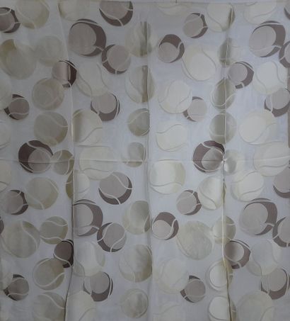 Lot including: 
- GRAEME BLACK.
Silk square...