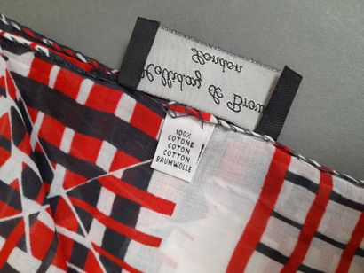 HOLLIDAY & BROWN, LONDON.
Cotton scarf with...