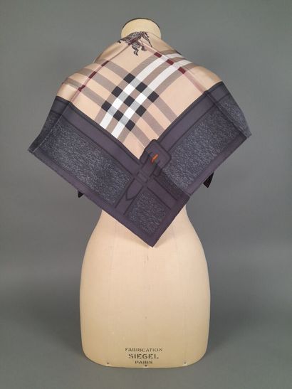 BURBERRY (attributed to).
Silk twill square...