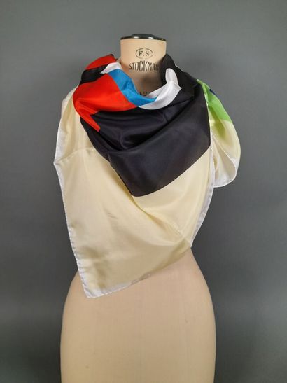 SEE BY CHLOE.
Silk square with polychrome...