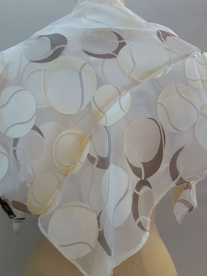 Lot including: 
- GRAEME BLACK.
Silk square...