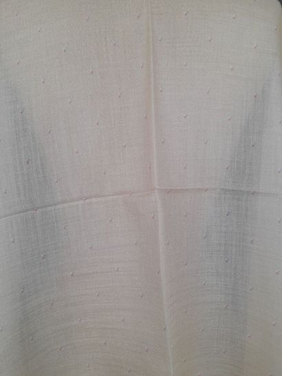 INES DE LA FRESSANGE, PARIS.
Fringed cashmere...