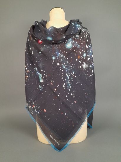 ZUHAIR MURAD.
Silk and wool fringed stole...