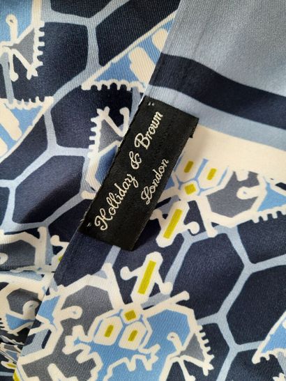 HOLLIDAY & BROWN, LONDON.
Fringed silk twill...