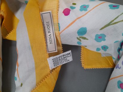 NINA RICCI.
Cotton square with springtime...