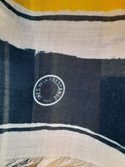 INES DE LA FRESSANGE, PARIS.
Fringed wool,...