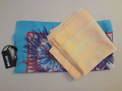 ROBERTO CAVALLI.
Lot including: 
- Polyester...