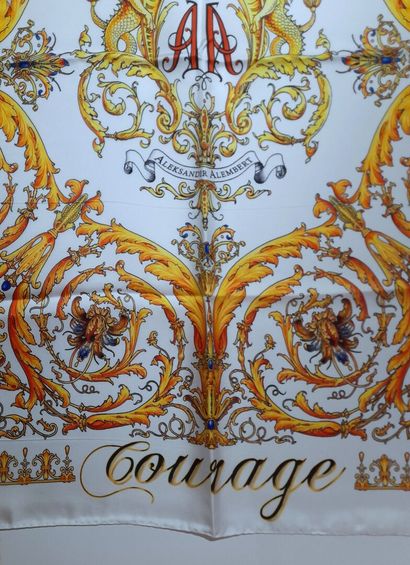 ALEKSANDER ALEMBERT.
Silk twill square decorated...