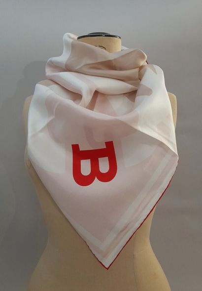 BALLY.
Silk twill square decorated with the...
