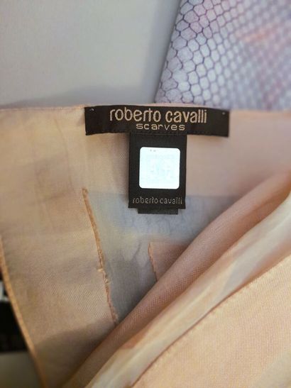 ROBERTO CAVALLI.
Lot including: 
- Polyester...