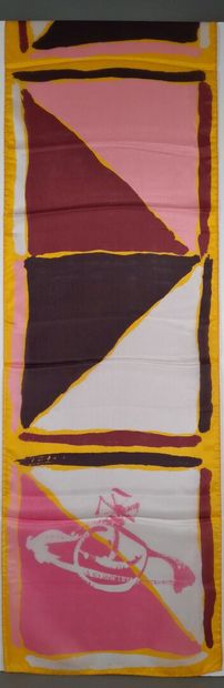 VIVIENNE WESTWOOD.
Silk scarf with geometric...