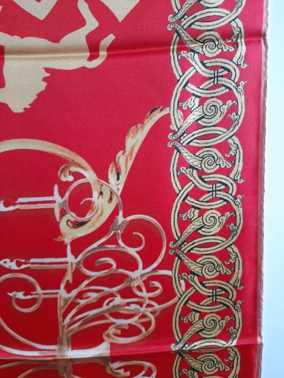 MARLY, PARIS.
Silk twill square decorated...