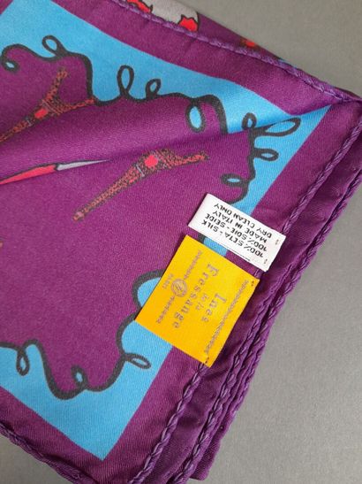 INES DE LA FRESSANGE, PARIS.
Silk twill square...