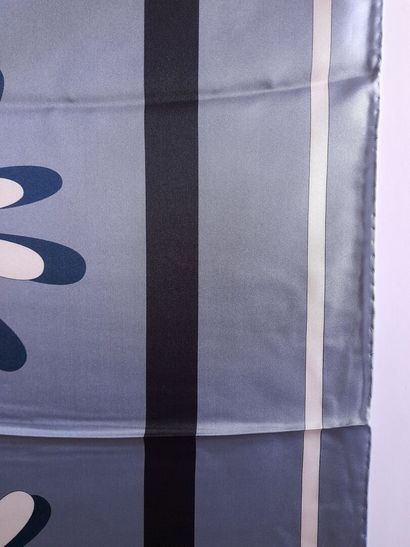 LANCEL, PARIS.
Silk twill square decorated...