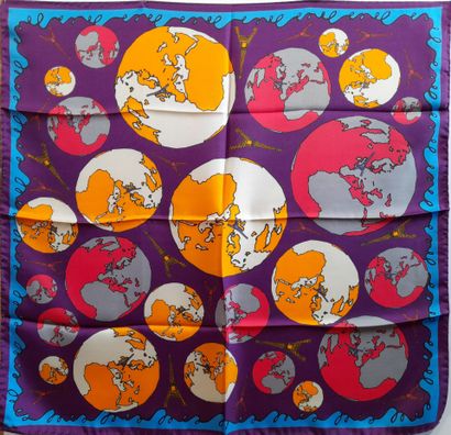 INES DE LA FRESSANGE, PARIS.
Silk twill square...