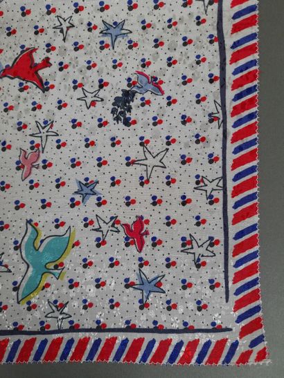INES DE LA FRESSANGE, PARIS.
Set of two cotton...