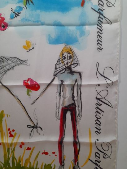 Lot including: 
- GABRIELLA RIVALTA.
Silk...
