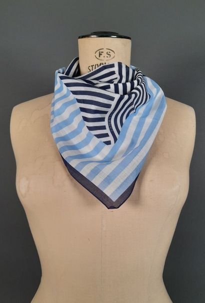 NINA RICCI.
Set of two cotton squares decorated...