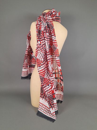 HOLLIDAY & BROWN, LONDON.
Cotton scarf with...