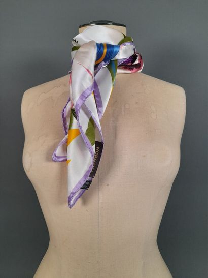NORMANA.
Lot including :
- Silk square with...