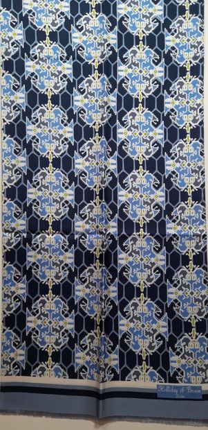 HOLLIDAY & BROWN, LONDON.
Fringed silk twill...