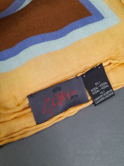 C.EATON & CO.
Modal and cashmere scarf decorated...