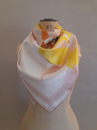 BALLY.
Silk twill square decorated with flowers...