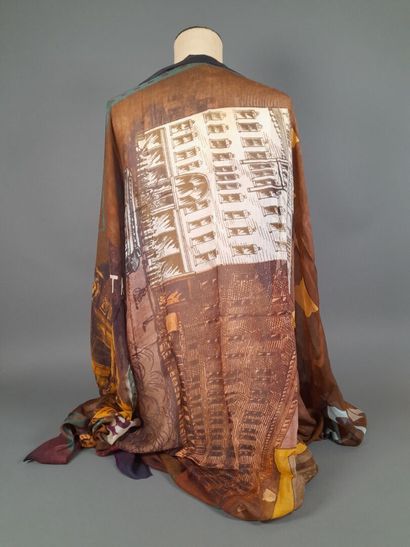 C.EATON & CO.
Modal and cashmere stole decorated...