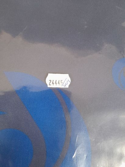 Lot including: 
- AIGNIER.
Blue silk scarf...