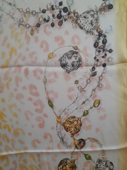 GABRIELLA RIVALTA.
Silk square decorated...