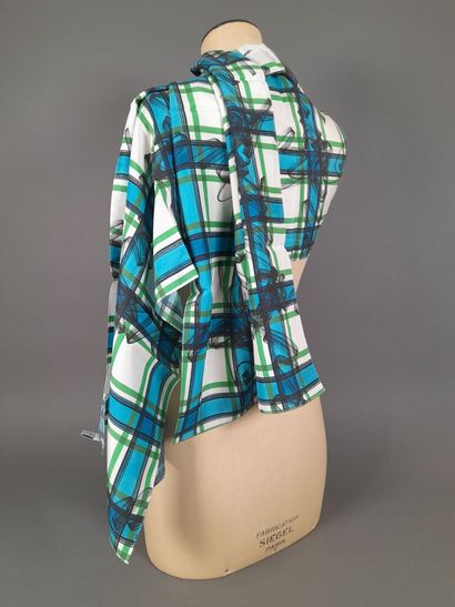 Lot including: 
- UTERQUE.
Silk twill square...