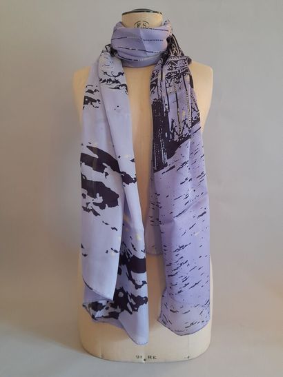 Lot including: 
-NODUS.
Woolen scarf with...