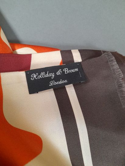 HOLLIDAY & BROWN, LONDON.
Silk twill fringed...