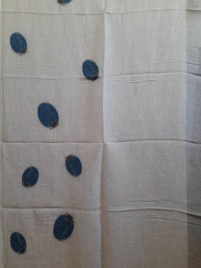 RODA.
Fringed scarf in linen, viscose and...