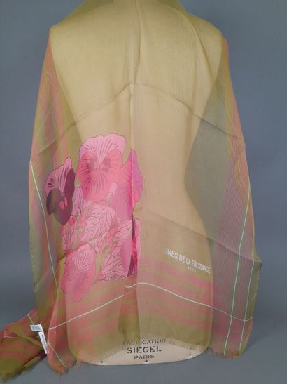 INES DE LA FRESSANGE, PARIS.
Silk chiffon...