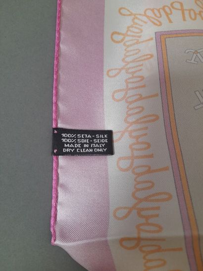 JOY LAB.
Silk twill square decorated with...