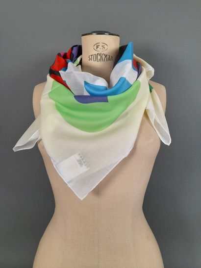 SEE BY CHLOE.
Cotton square with polychrome...