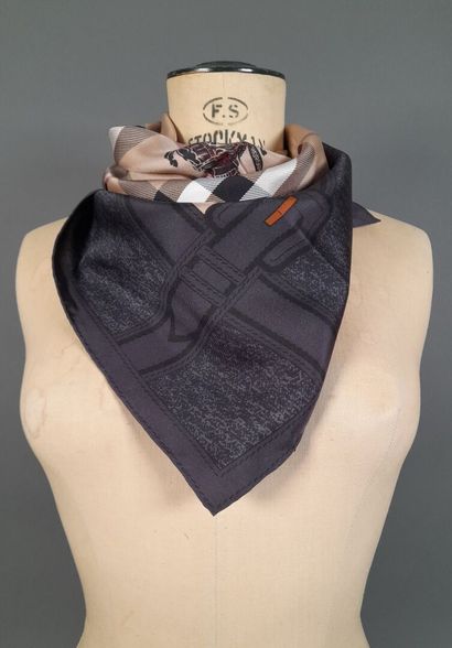 BURBERRY (attributed to).
Silk twill square...
