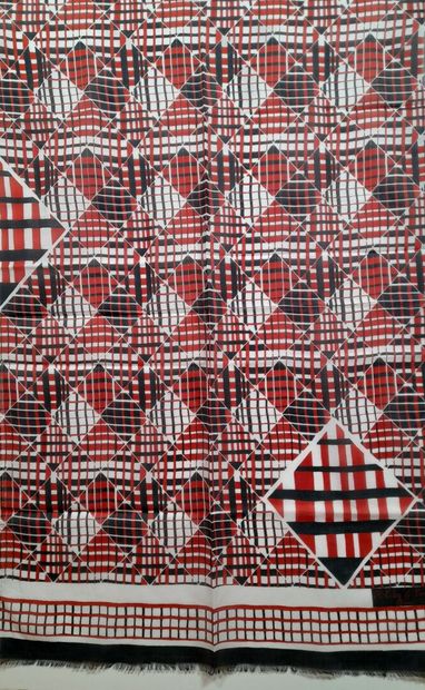 HOLLIDAY & BROWN, LONDON.
Cotton scarf with...