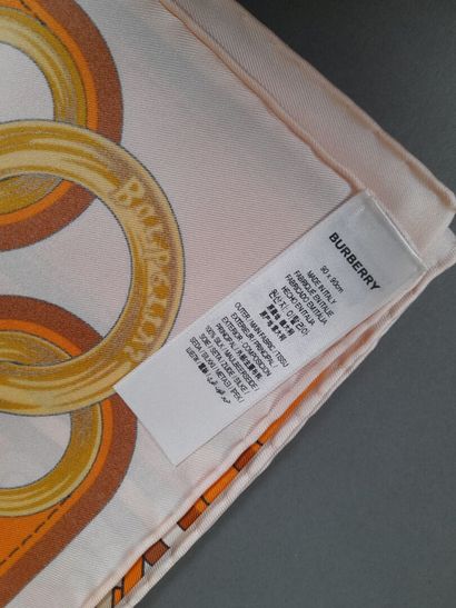BURBERRY LONDON ENGLAND.
Silk twill square...