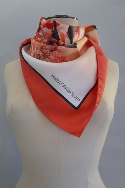Lot including: 
- MARIA GRAZIA SEVERI.
Silk...