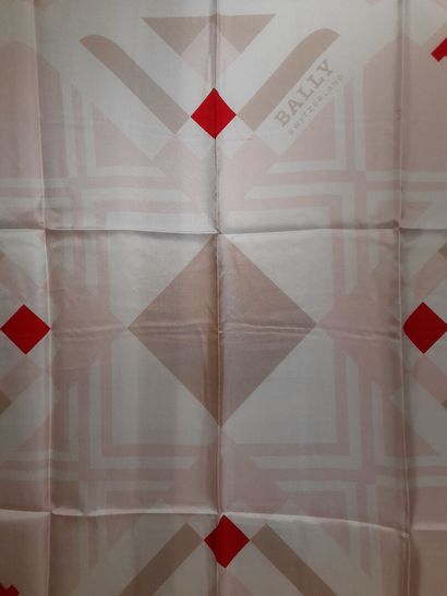 BALLY.
Silk twill square decorated with the...