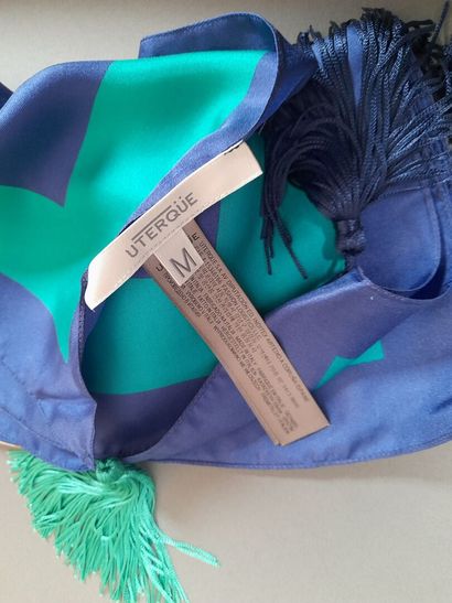 Lot including: 
- UTERQUE.
Silk twill square...
