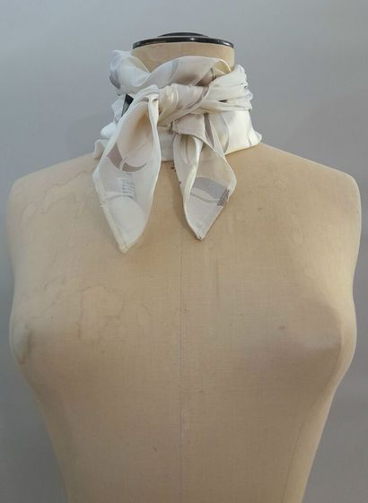 Lot including: 
- GRAEME BLACK.
Silk square...