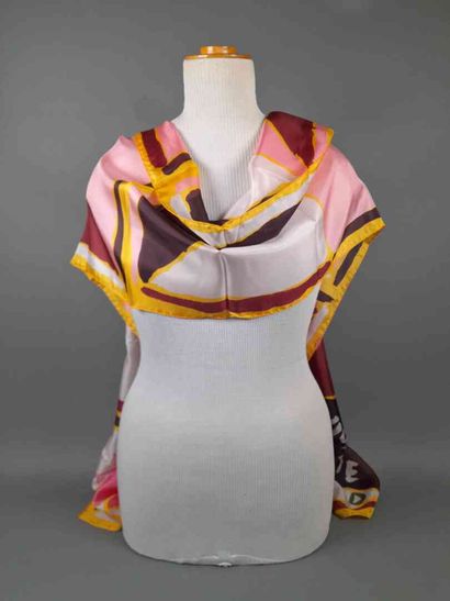 VIVIENNE WESTWOOD.
Silk scarf with geometric...
